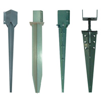 Various metal stakes
