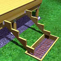 escalier exterieur rona