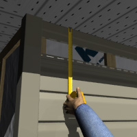 Déterminer la mesure du dernier panneau distance entre l’entre-toit et le panneau précédent
