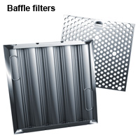 Baffle-filters-kitchen-range-hood