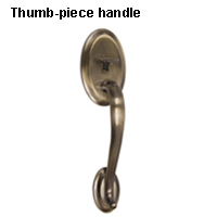 Thumb-piece handle