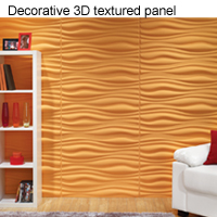 Decorative-3D-textured-panel-wall-cladding