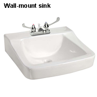 Wall-mount sink