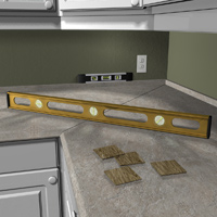 Level-kitchen-countertop-parts
