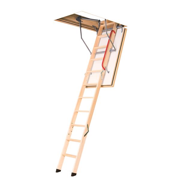 Fakro Folding Attic Ladder 30" x 54" Wood Clear 869720 RONA