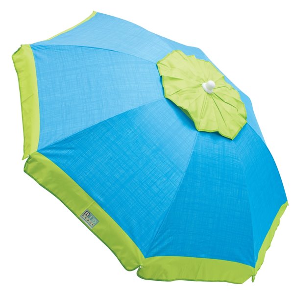 RIO BRANDS RIO Beach 6 ft Tilt Beach Umbrella with Wind Vent UB78-1912