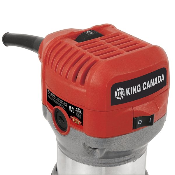 King Type Router King Canada Performance Plus 6.5 A Variable Speed Router/Trimmer 8366K ...
