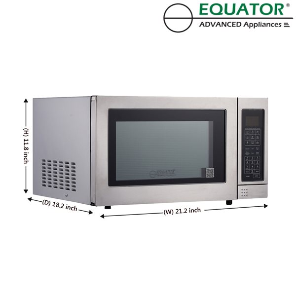 Equator Advanced Appliances CMO 1200 1.2-cu ft Built-in 3-in-1 ...