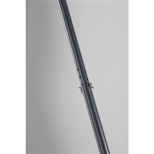 Poteau De Support Vêtement En Inox - Tête De Fourche Courbée, 134 Cm